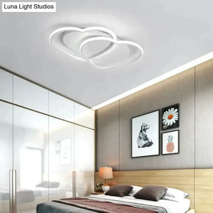 White/Coffee Finish Modern LED Pendant Lights