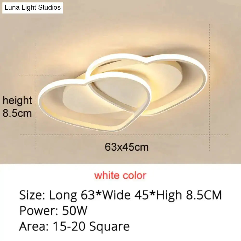 White/Coffee Finish Modern LED Pendant Lights