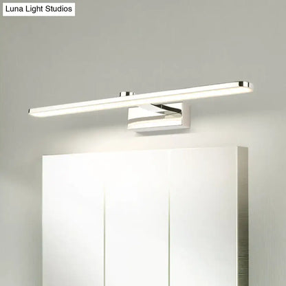 The Modern White LED Wall Light for Vanity