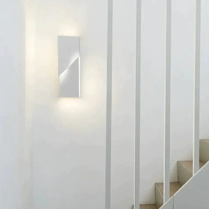 Modern White Geometric Wall Lamp for Living Room
