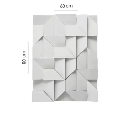 Modern White Geometric Wall Lamp for Living Room