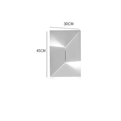 Modern White Geometric Wall Lamp for Living Room