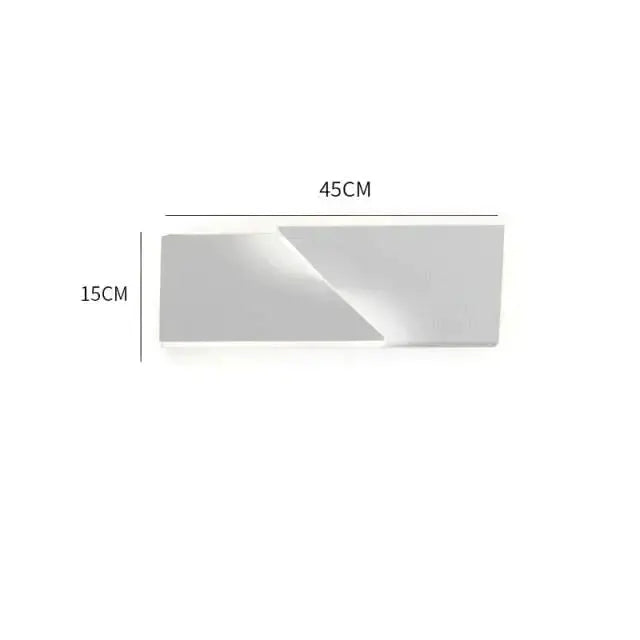 Modern White Geometric Wall Lamp for Living Room
