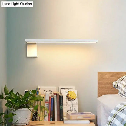 White L-shaped wall sconce Decorbites, slim bar above bedside on Tampa Home & Garden Store on Tampa Home & Garden Store