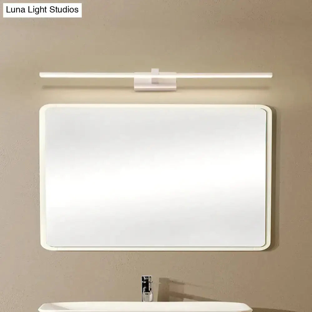 Modern White LED Wall Light for Bathroom Vanity
