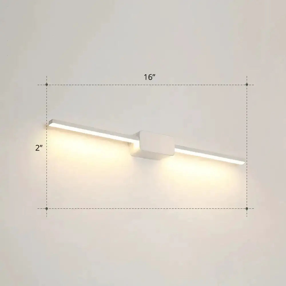 Modern White Led Wall Mount Bathroom Vanity Lamp