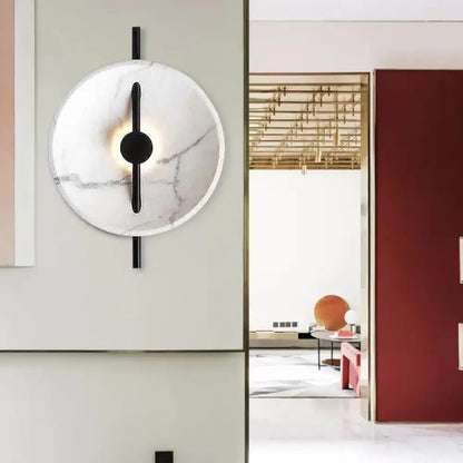 White Minimalist Acrylic LED Wall Sconce Lamp with Warm/White Light