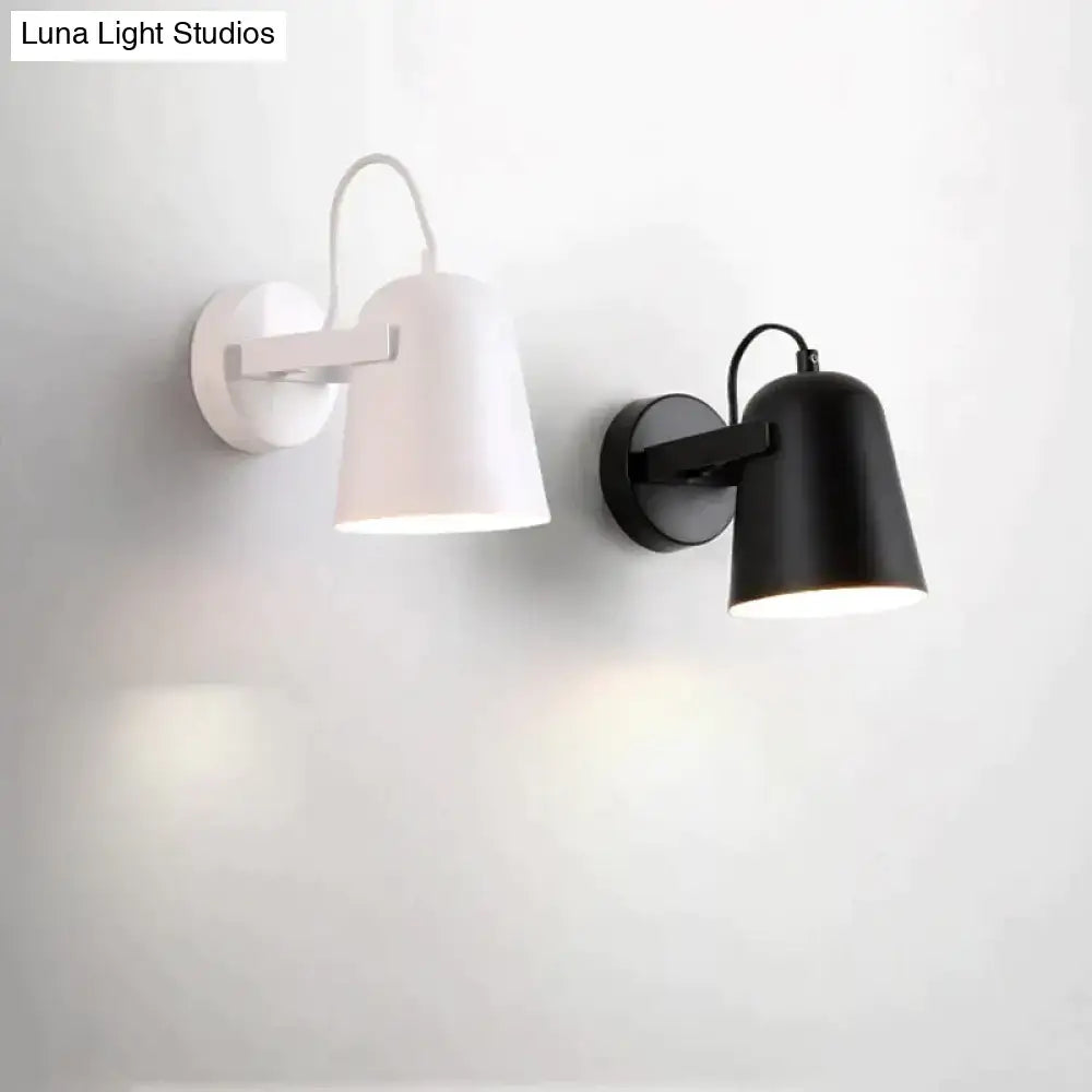 White Matte Adjustable Wall Lamp wall sconce by Decorbites, shown in white and black finishes on Tampa Home & Garden Store