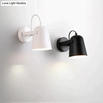 White Matte Adjustable Wall Lamp wall sconce by Decorbites, shown in white and black finishes on Tampa Home & Garden Store