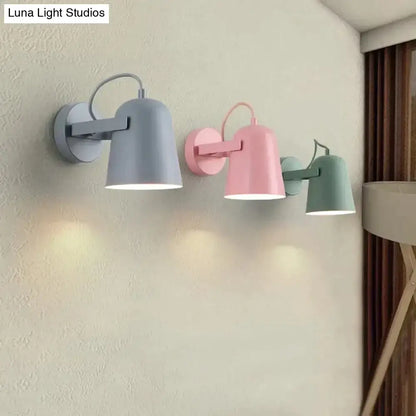 White Matte Adjustable Wall Lamp wall sconces; set of 3 pastel finishes by Luna Light Studios on Tampa Home & Garden Store