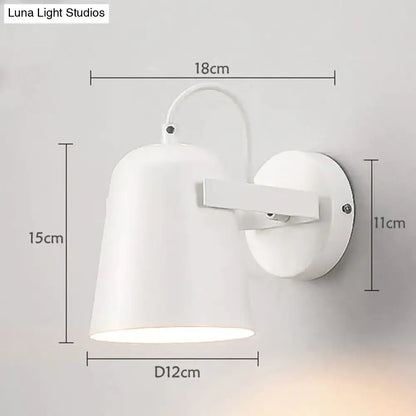White matte adjustable wall lamp by Decorbites with dome shade and adjustable arm on Tampa Home & Garden Store
