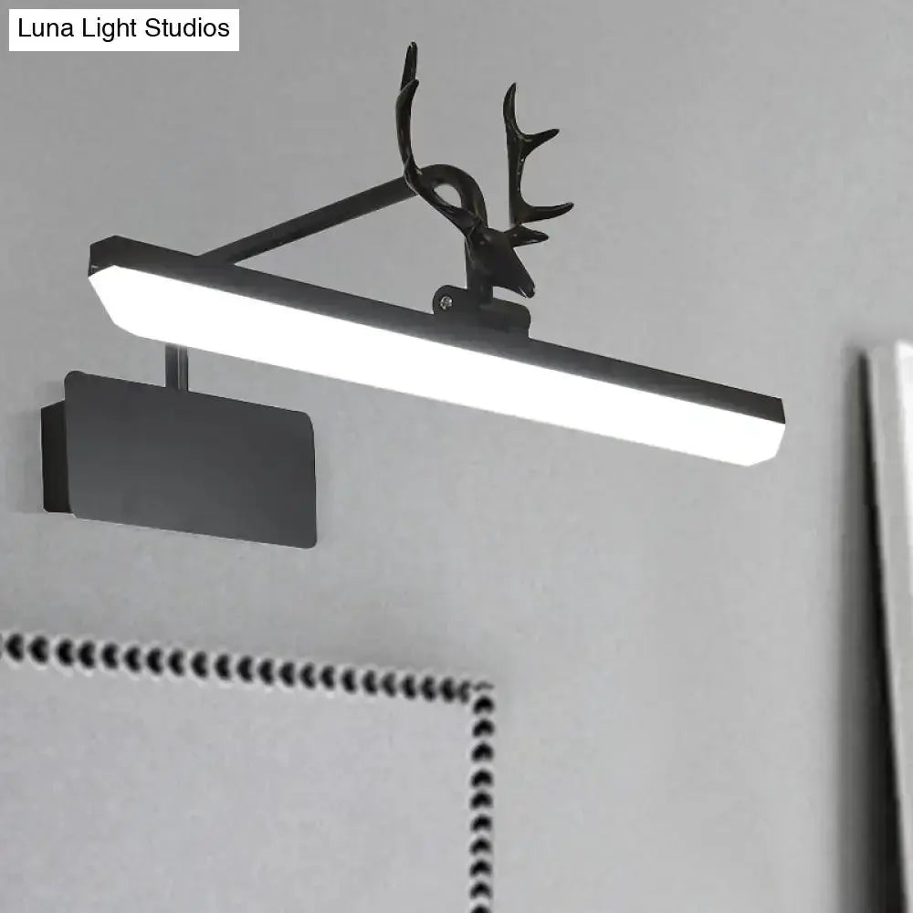 Modern white metal antler vanity wall lamp by Decorbites for bathroom on Tampa Home & Garden Store