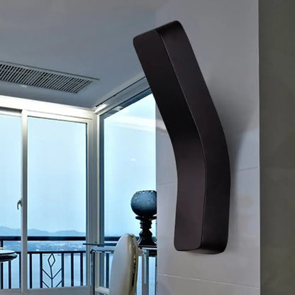 White Corridor Wall Light by Decorbites, curved dark metal wall sconce on Tampa Home & Garden Store