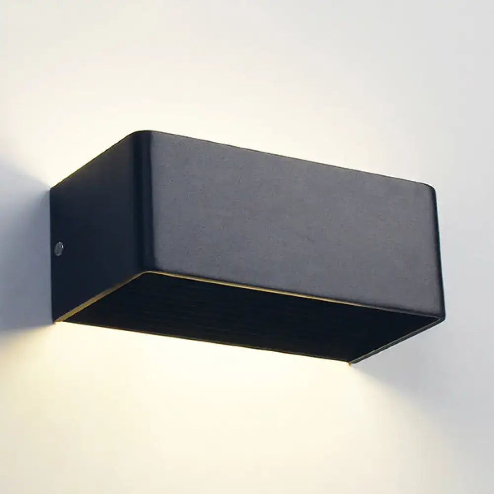 Gold Rectangular Wall Lamp Decorbites wall sconce, dark metal with subtle gold trim, wall-mounted light on Tampa Home & Garden Store