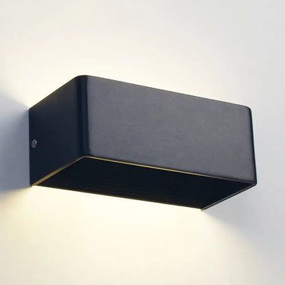 Gold Rectangular Wall Lamp Decorbites wall sconce, dark metal with subtle gold trim, wall-mounted light on Tampa Home & Garden Store