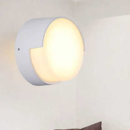 Decorbites white rectangular metal acrylic wall light with frosted diffuser on Tampa Home & Garden Store