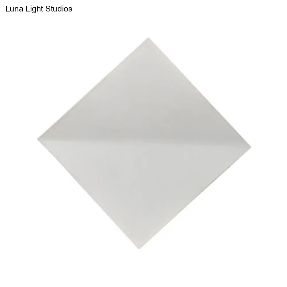 White square acrylic ambient wall sconce by Decorbites on Tampa Home & Garden Store