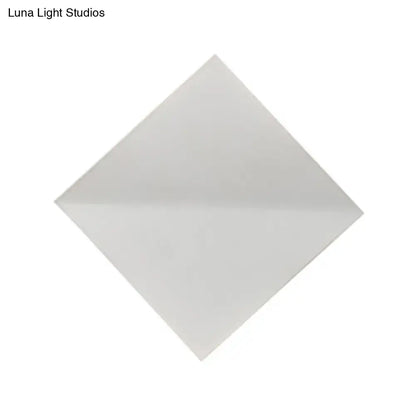 White square acrylic ambient wall sconce by Decorbites on Tampa Home & Garden Store