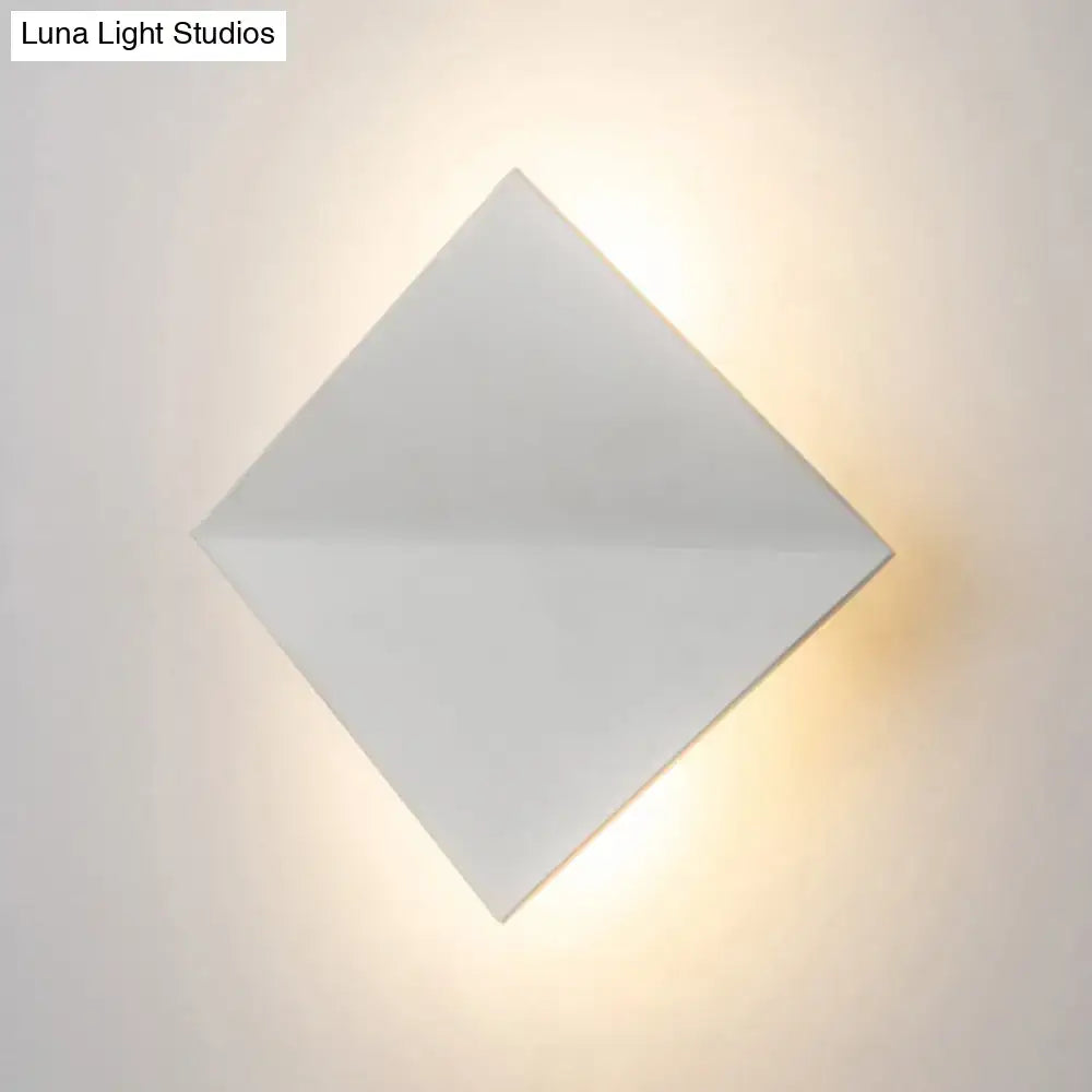 White square acrylic ambient wall sconce by Decorbites, wall-mounted ambient light on Tampa Home & Garden Store