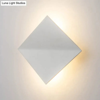 White square acrylic ambient wall sconce by Decorbites, wall-mounted ambient light on Tampa Home & Garden Store