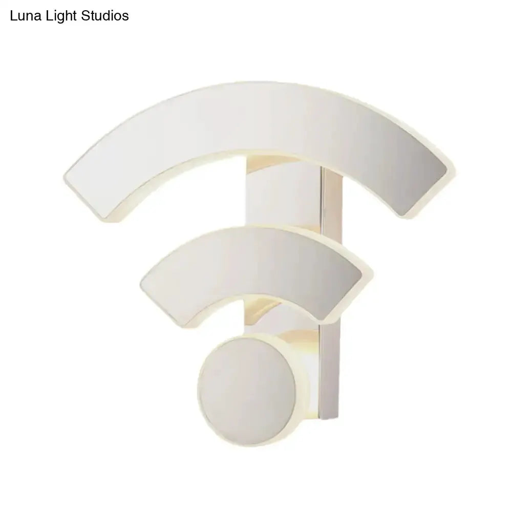 Modern White Wifi Led Wall Lamp Sconce Light