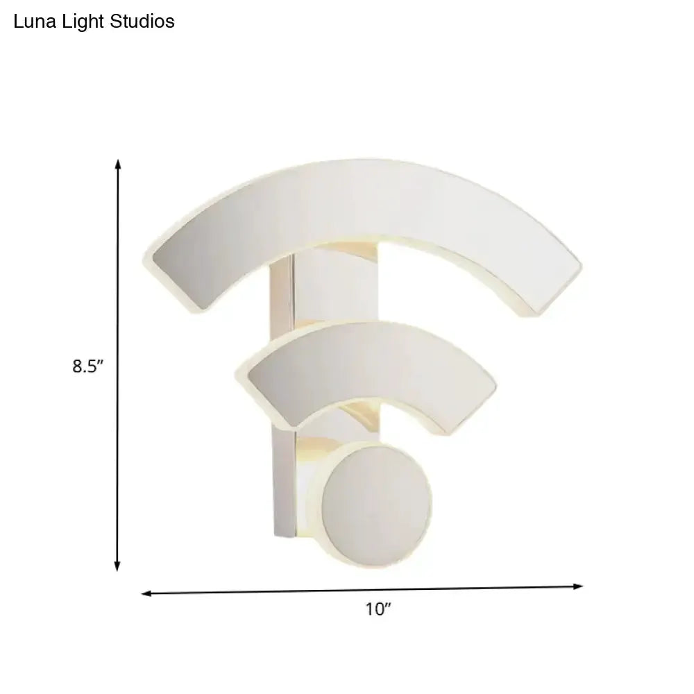 Modern White Wifi Led Wall Lamp Sconce Light