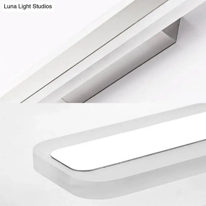 LED bathroom vanity light strip in modern yellow and gray with white housing on Tampa Home & Garden Store