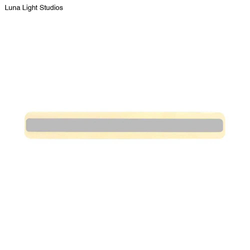 Modern yellow and gray LED bathroom vanity light strip with warm edge glow Decorbites on Tampa Home & Garden Store