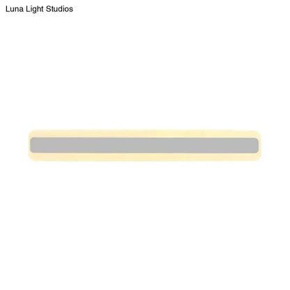 Modern yellow and gray LED bathroom vanity light strip with warm edge glow Decorbites on Tampa Home & Garden Store