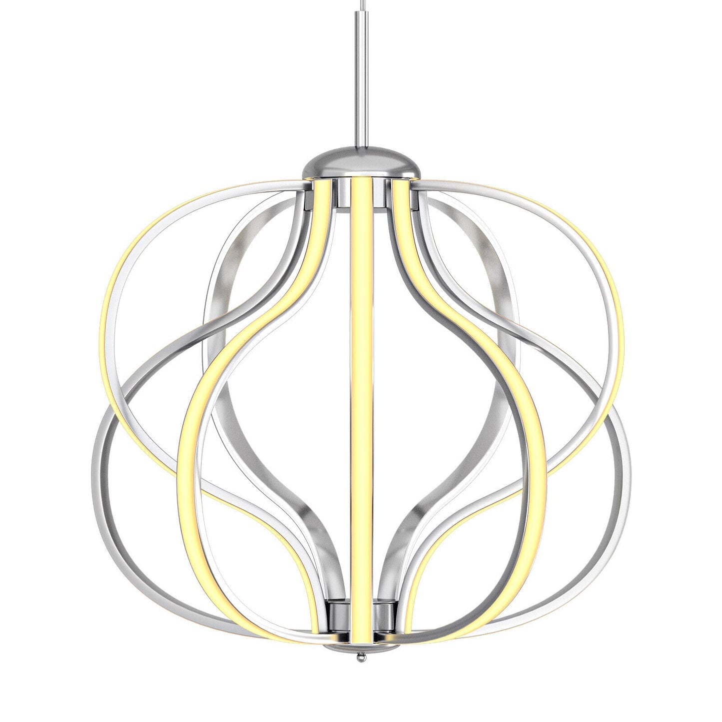 Araña de LED regulable de luz cálida moderna
