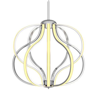 Araña de LED regulable de luz cálida moderna