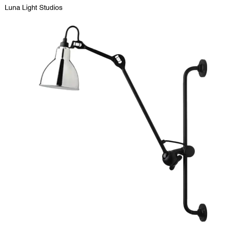 Black White Adjustable Light wall lamp with articulating arm by Decorbites on Tampa Home & Garden Store