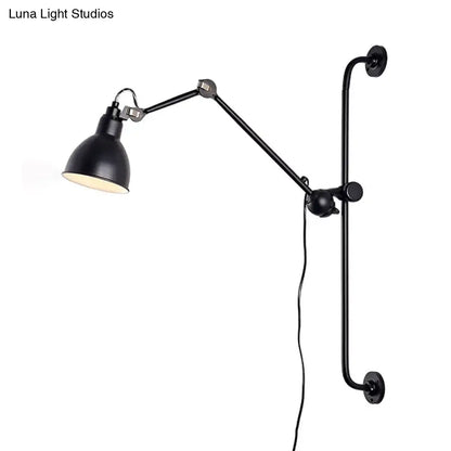 Black White Adjustable Light wall lamp with articulated arm by Decorbites on Tampa Home & Garden Store