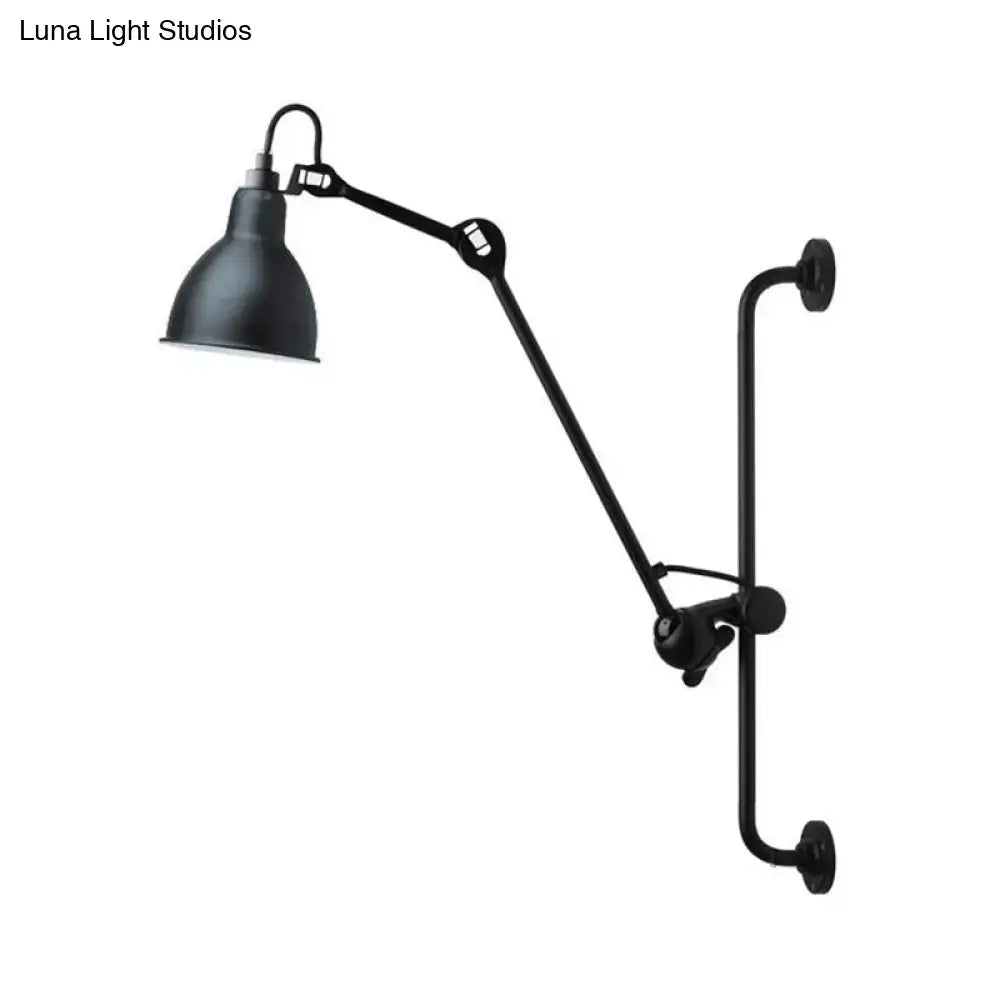 Black adjustable wall lamp with articulated arm by Decorbites on Tampa Home & Garden Store