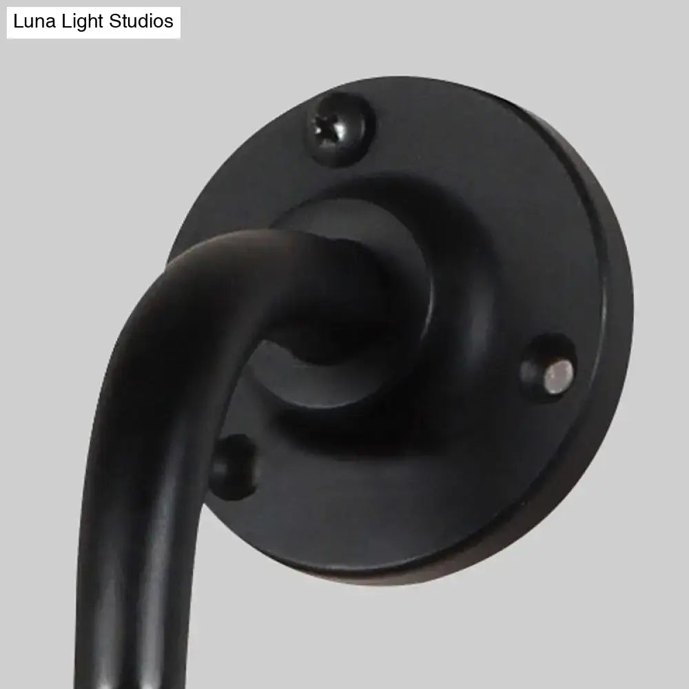 Black White Adjustable Light Decorbites wall light with round backplate and adjustable arm on Tampa Home & Garden Store