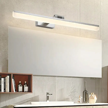 Modernist wall light with crystal LED detail bedroom vanity sconce, chrome finish by Decorbites on Tampa Home & Garden Store