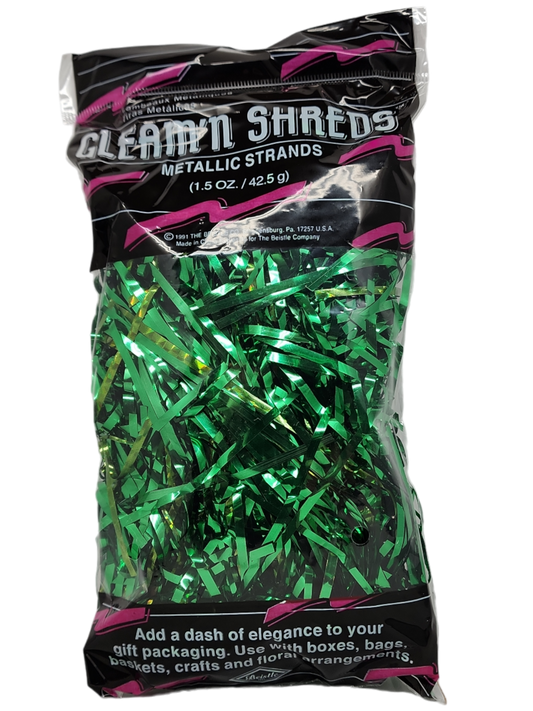 Gleam'n Shreds Brins Métalliques - Vert