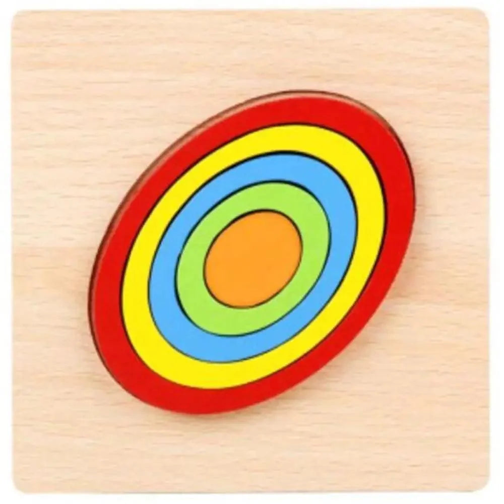 Wooden beaded geometry clock puzzle toy by Stevvex concentric rings on light wood on Tampa Home & Garden Store