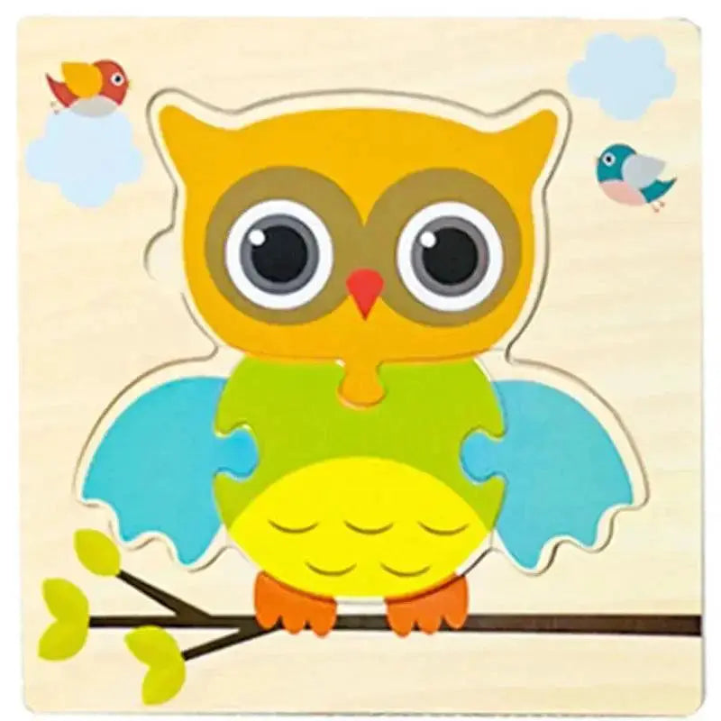 Montessori Animal Puzzles for Kids Wooden Toys