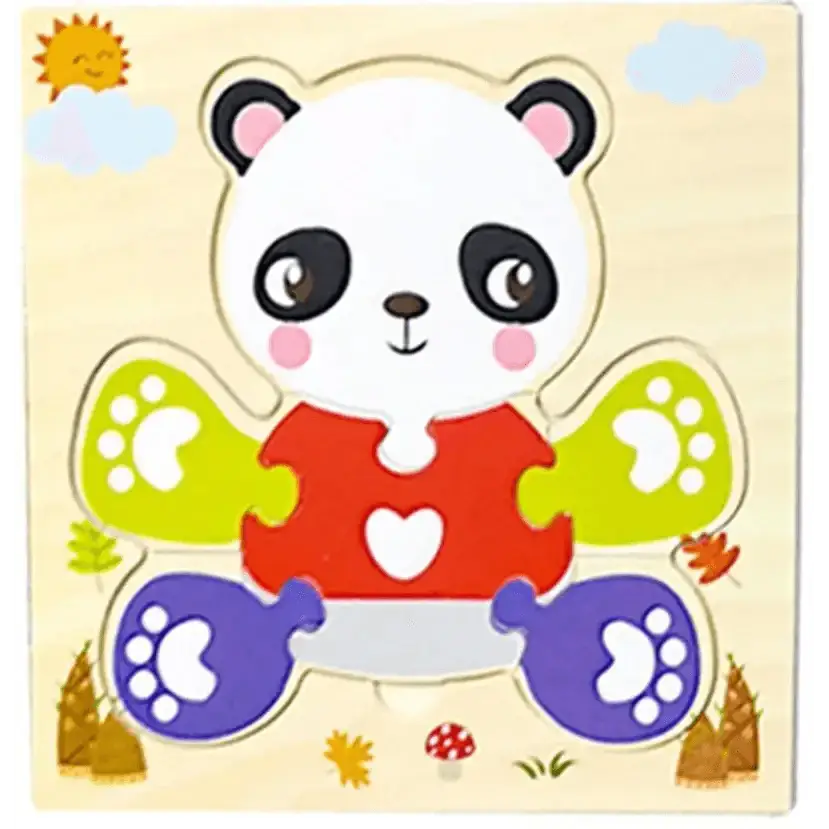 Montessori Animal Puzzles for Kids Wooden Toys
