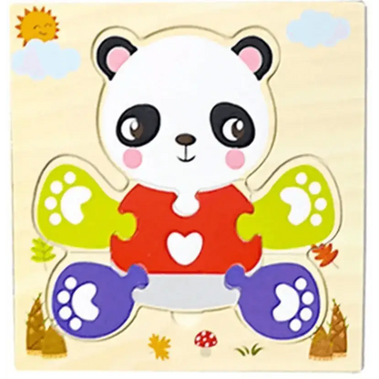 Montessori Animal Puzzles for Kids Wooden Toys