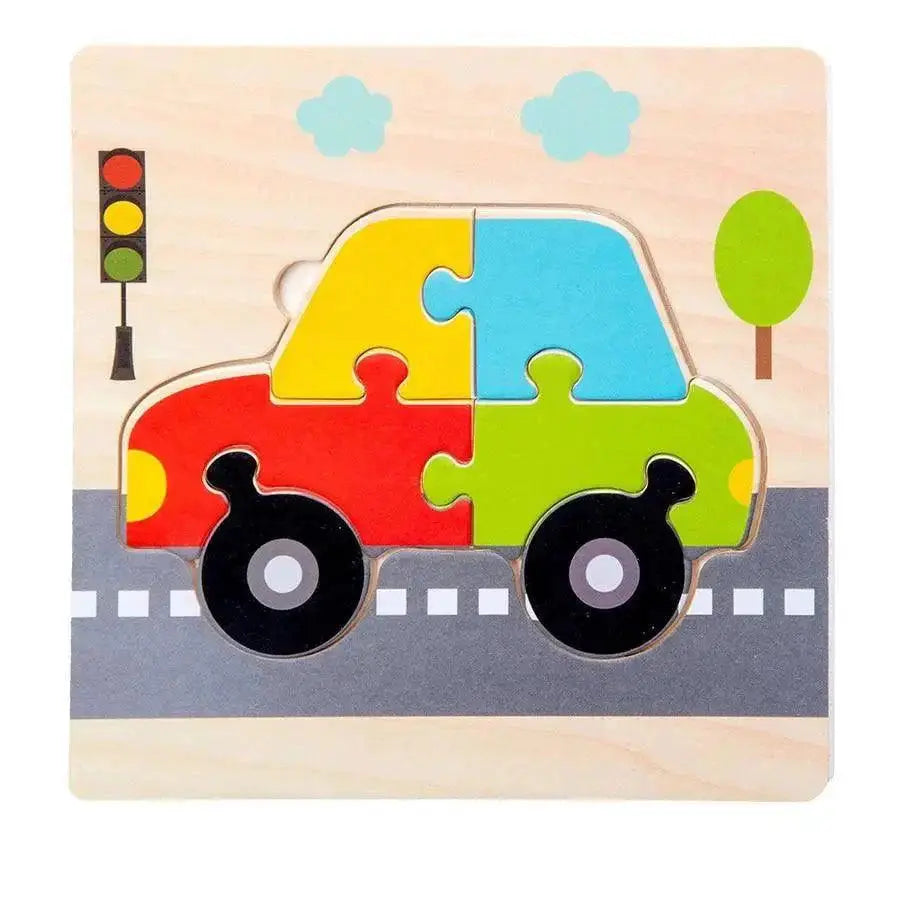 Montessori Animal Puzzles for Kids Wooden Toys