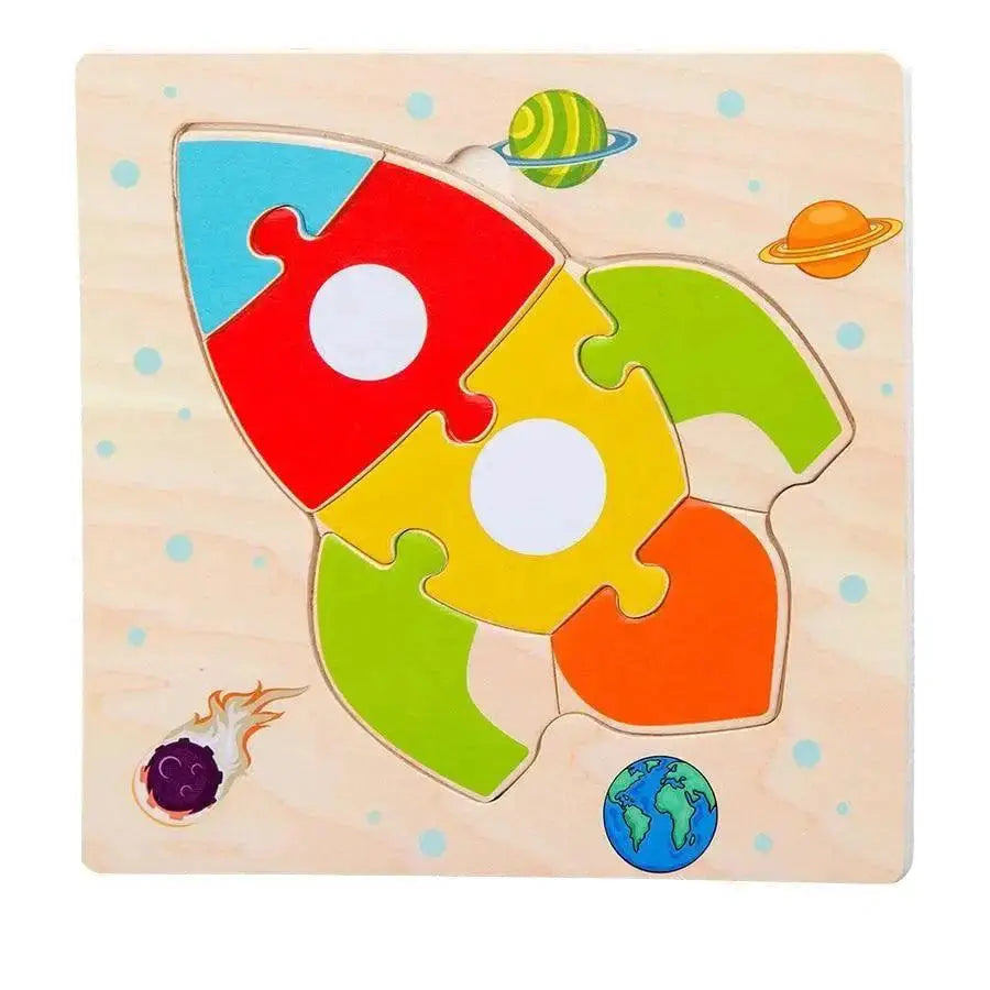 Montessori Animal Puzzles for Kids Wooden Toys