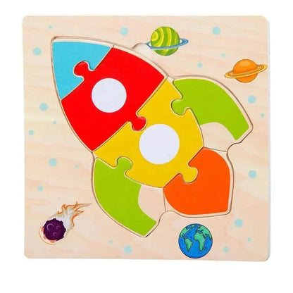Montessori Animal Puzzles for Kids Wooden Toys