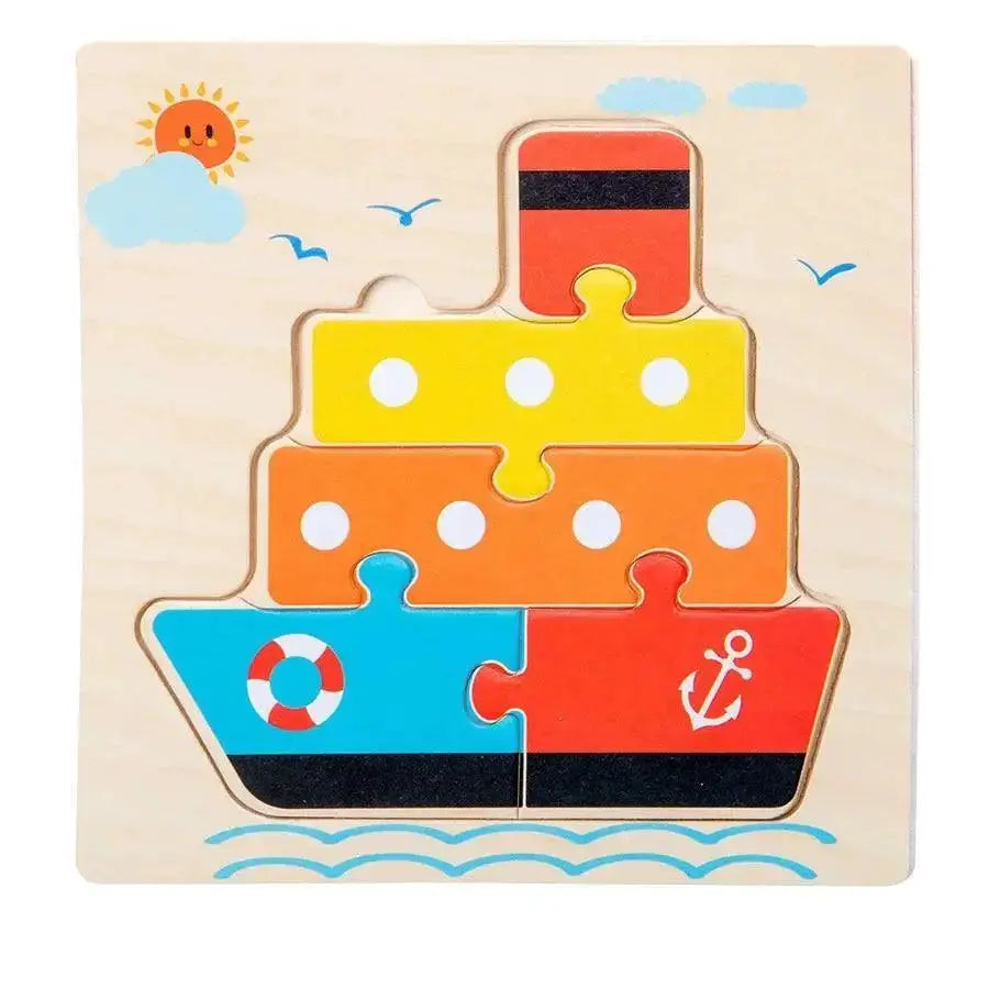 Montessori Animal Puzzles for Kids Wooden Toys