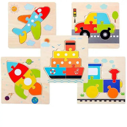 Montessori Animal Puzzles for Kids Wooden Toys