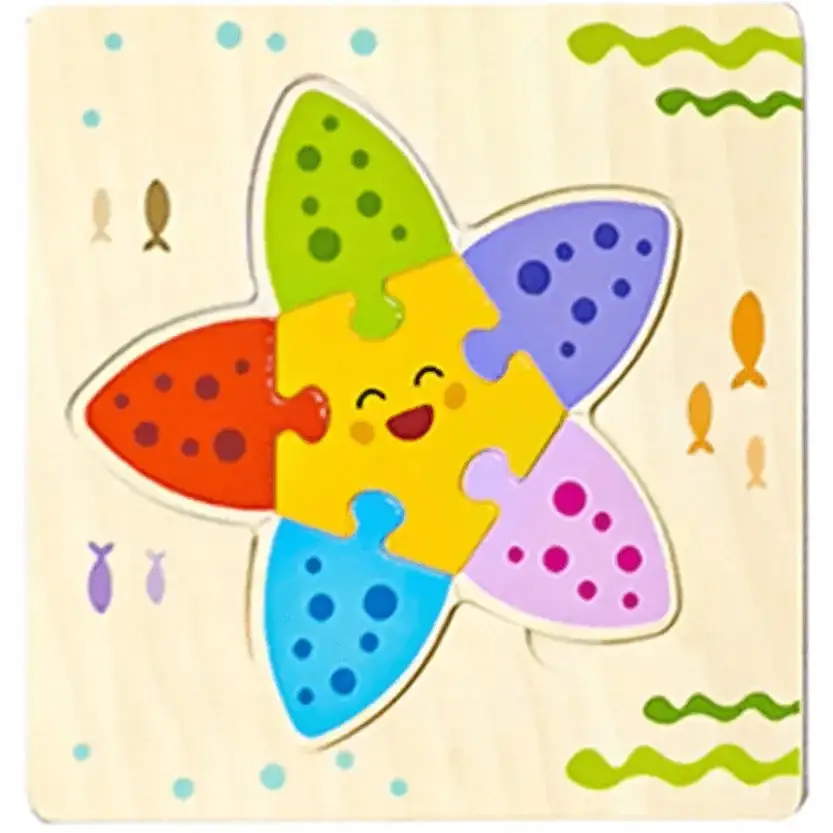 Montessori Animal Puzzles for Kids Wooden Toys