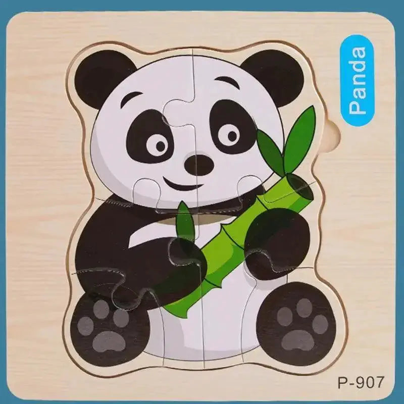 Montessori Animal Puzzles for Kids Wooden Toys
