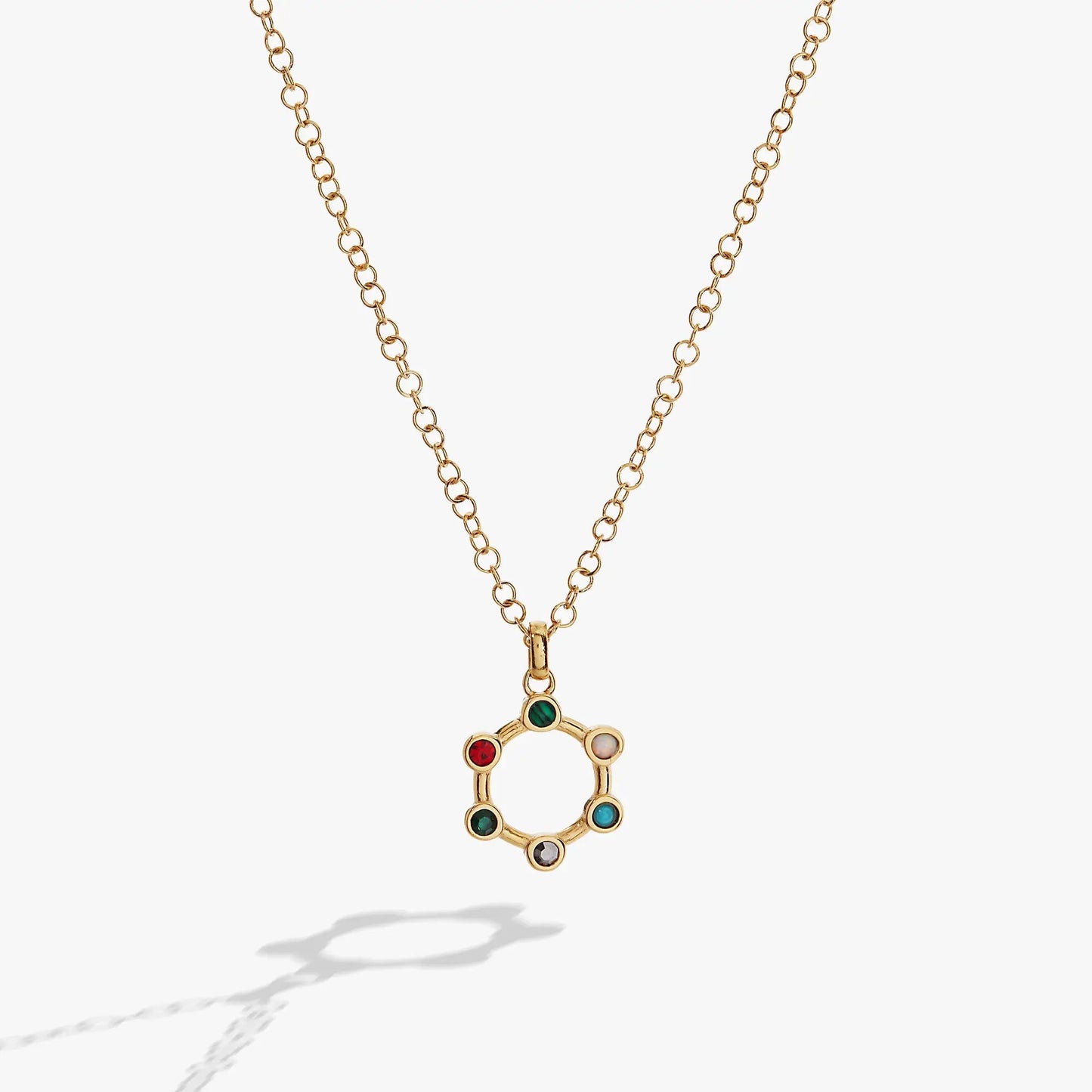 Mother Hidden Message Acrostic Necklace gold-tone chain with pendant by ALEX AND ANI on Tampa Home & Garden Store