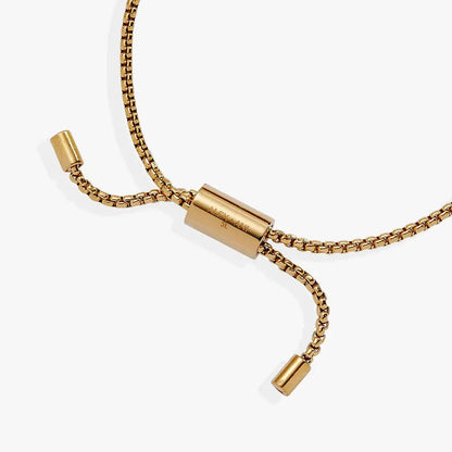 Mother Hidden Message Acrostic Bolo Bracelet gold-tone chain sliding clasp ALEX AND ANI on Tampa Home & Garden Store